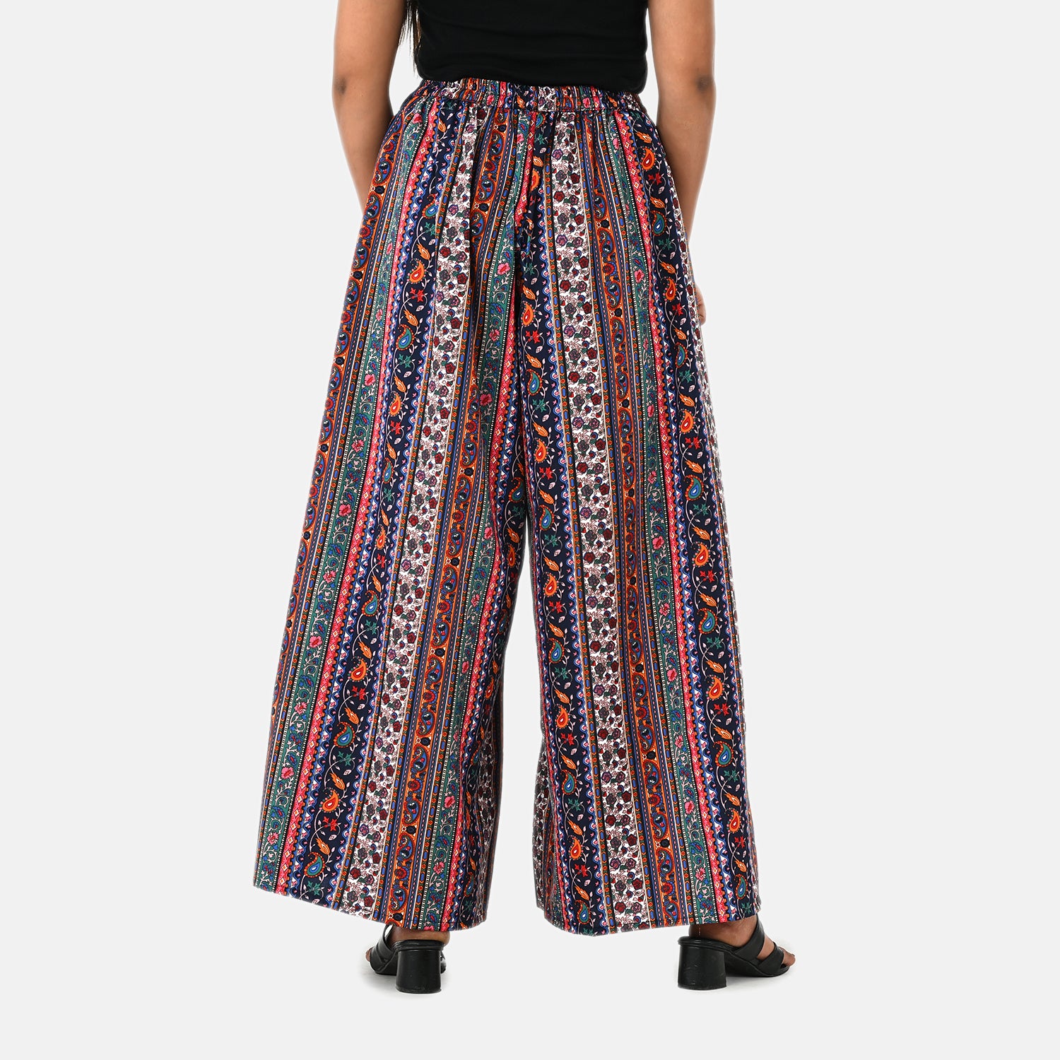 & Maisi Printed Jean and Pant/Trouser (Size - Large) - Multi Color_8308850_2