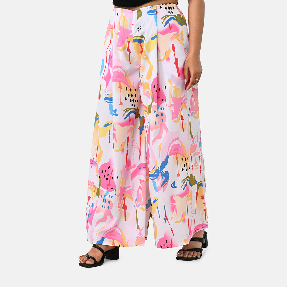 & Maisi Printed Jean and Pant/Trouser (Size - Large) - Cream_8308972_3