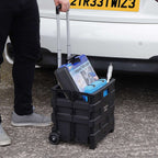 Light Weight Rustproof Foldable Shopping Cart with Wheels - Can Hold upto 25 Kgs