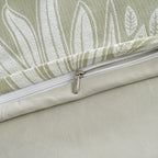 Livemore Set of 4: Reversible King Size Printed Bedding Sheet Set - inc. Deep Fitted Sheet, Duvet Cover & 2 x Pillowcases (225 x 220 cm)  - Green_8314296_6