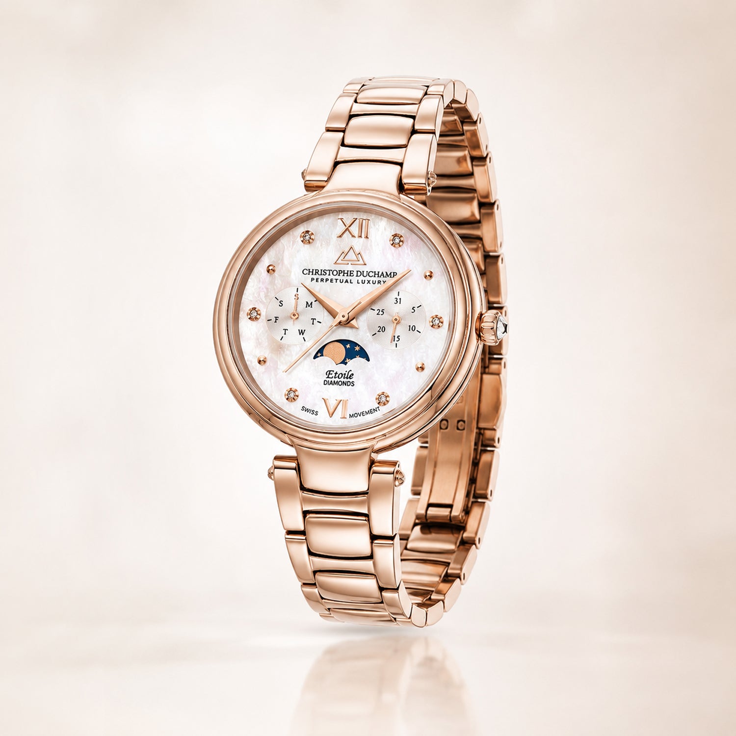 Christophe Duchamp Swiss Ladies Watch in Stainless Steel - Silver_8319463