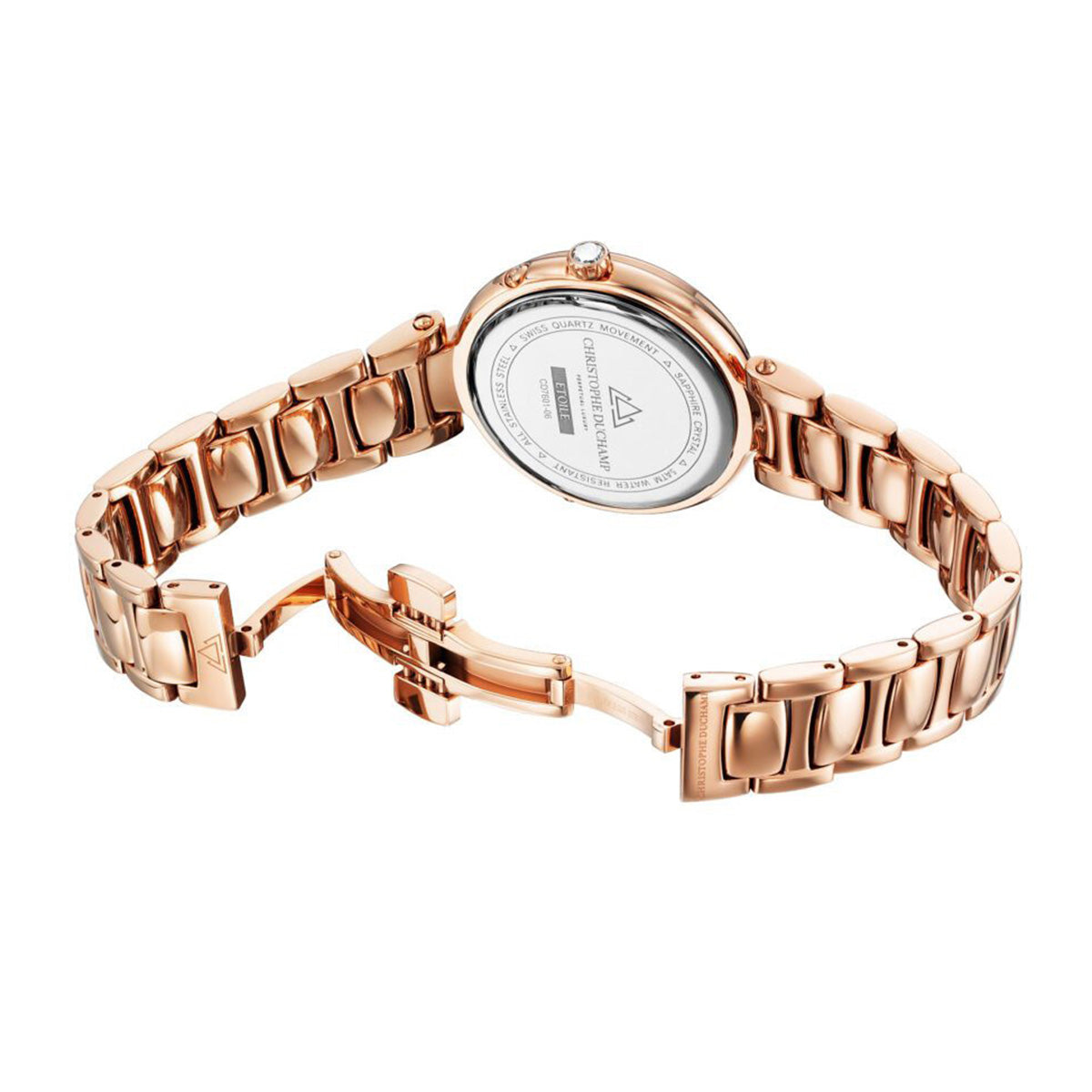 Christophe Duchamp Swiss Ladies Watch in Stainless Steel - Silver_8319463_3