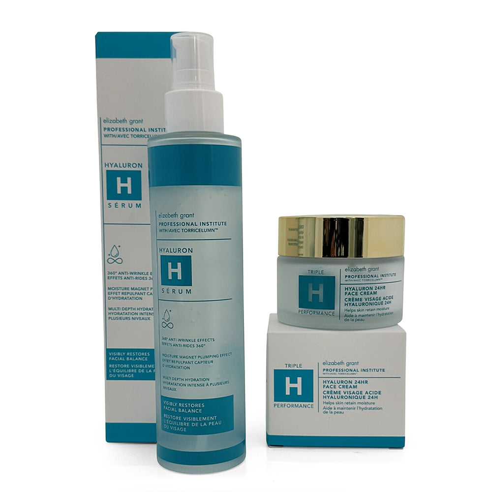 Elizabeth Grant Professional Institute Hyaluron Serum and Face Cream Duo