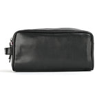 VALISSIERE Faux-Leather Travel Cosmetic - Toiletry Bag - Black