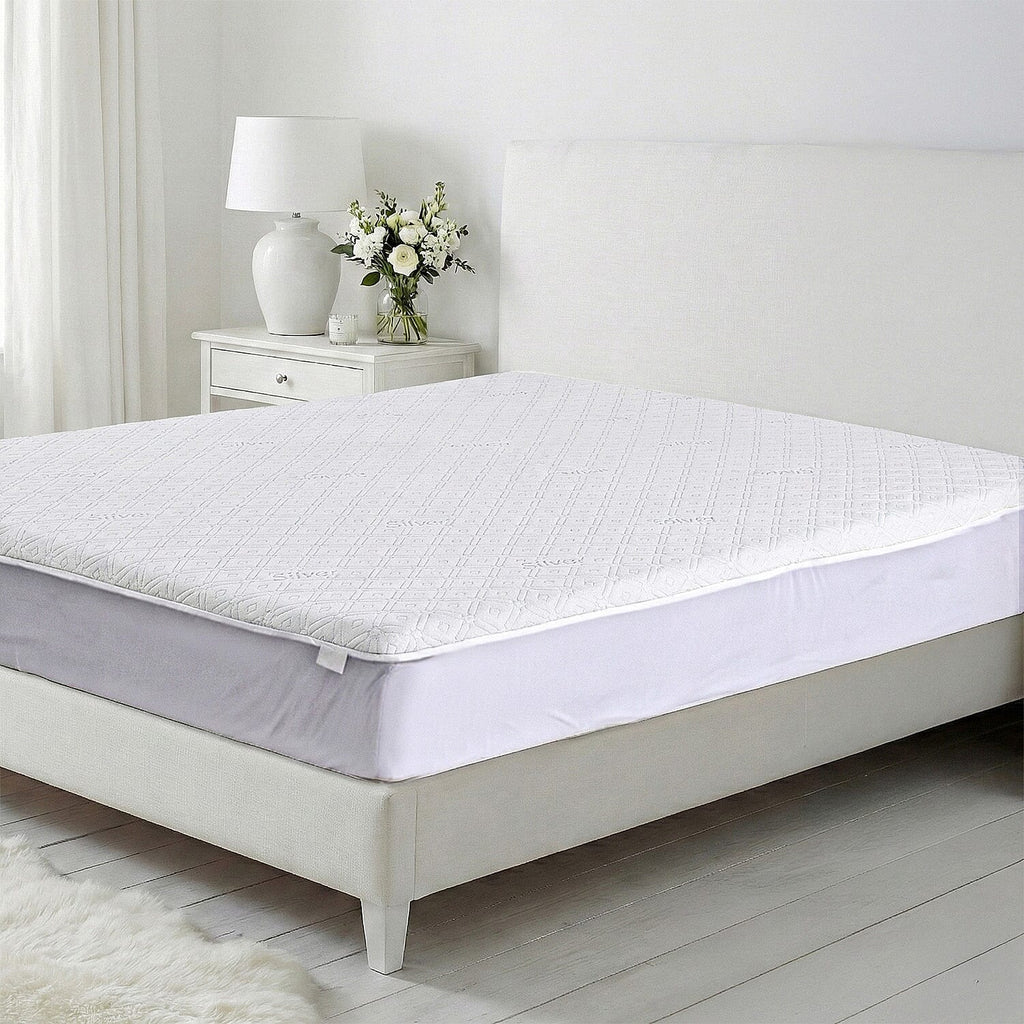Hush Haven Premium Silver Infused Waterproof Mattress Protector 220gsm ...