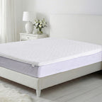 Hush Haven Premium Silver thread Waterproof Mattress Protector 220GSM (Double) - White