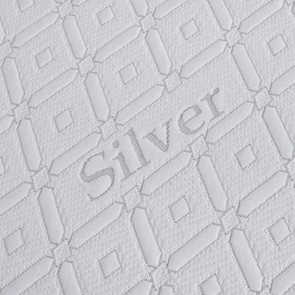 Hush Haven Premium Silver thread Waterproof Mattress Protector 220GSM (Double) - White