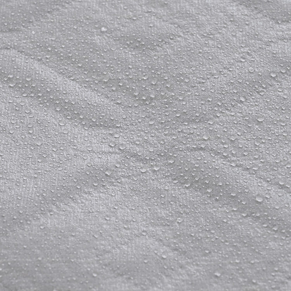 Hush Haven Premium Silver thread Waterproof Mattress Protector 220GSM (Double) - White