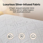 Hush Haven Silver thread Waterproof Pillow 220gsm (75 x 50cm) - White