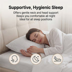 Hush Haven Silver thread Waterproof Pillow 220gsm (75 x 50cm) - White
