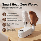 Electric Shoe-Glove-Boot-Hat Dryer Warmer with Adjustable Rack, Heat Blower and Timer
