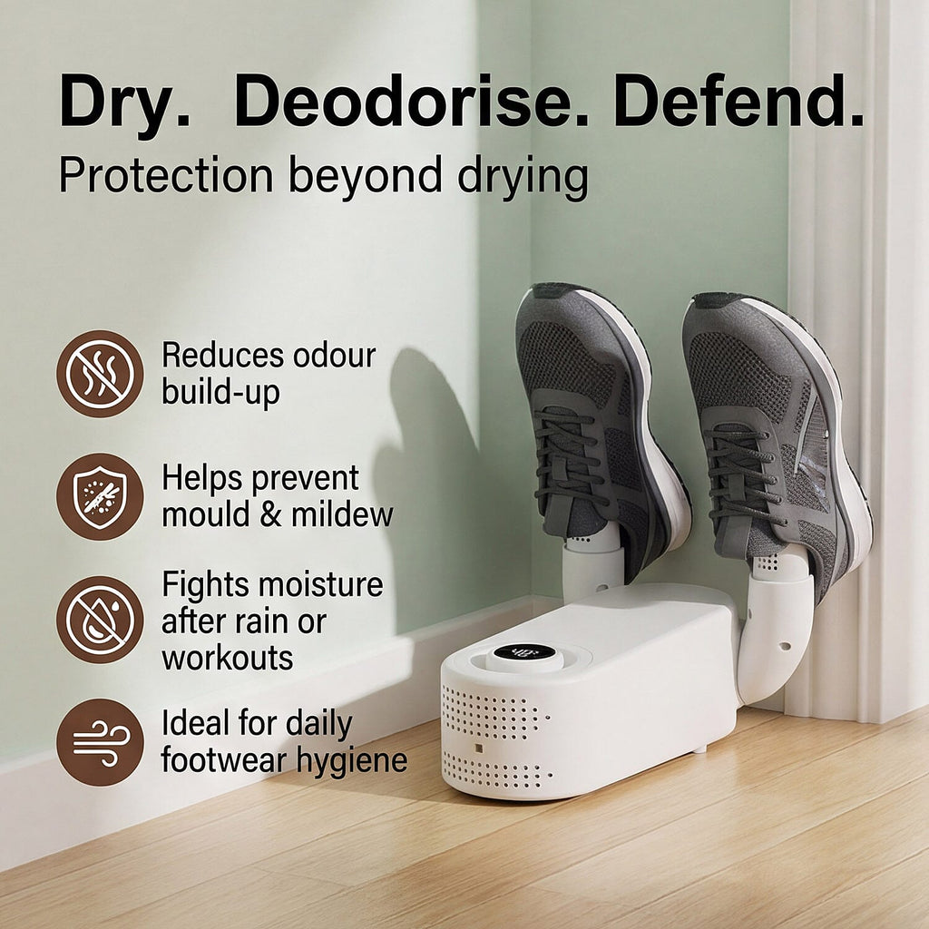 Electric Shoe-Glove-Boot-Hat Dryer Warmer with Adjustable Rack, Heat Blower and Timer
