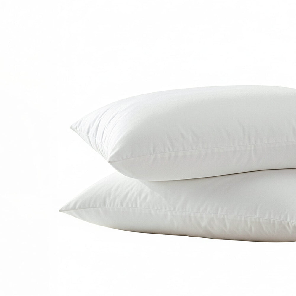 Closeout Offer - The Fine Bedding Company Perfect Everyday Pillow Pair - White