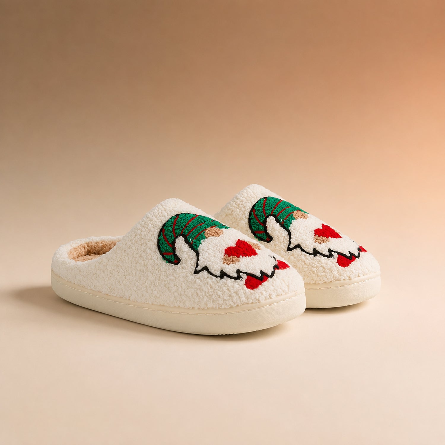 Jo & Joe Ladies Slipper (Size - 5) - Cream_8332475