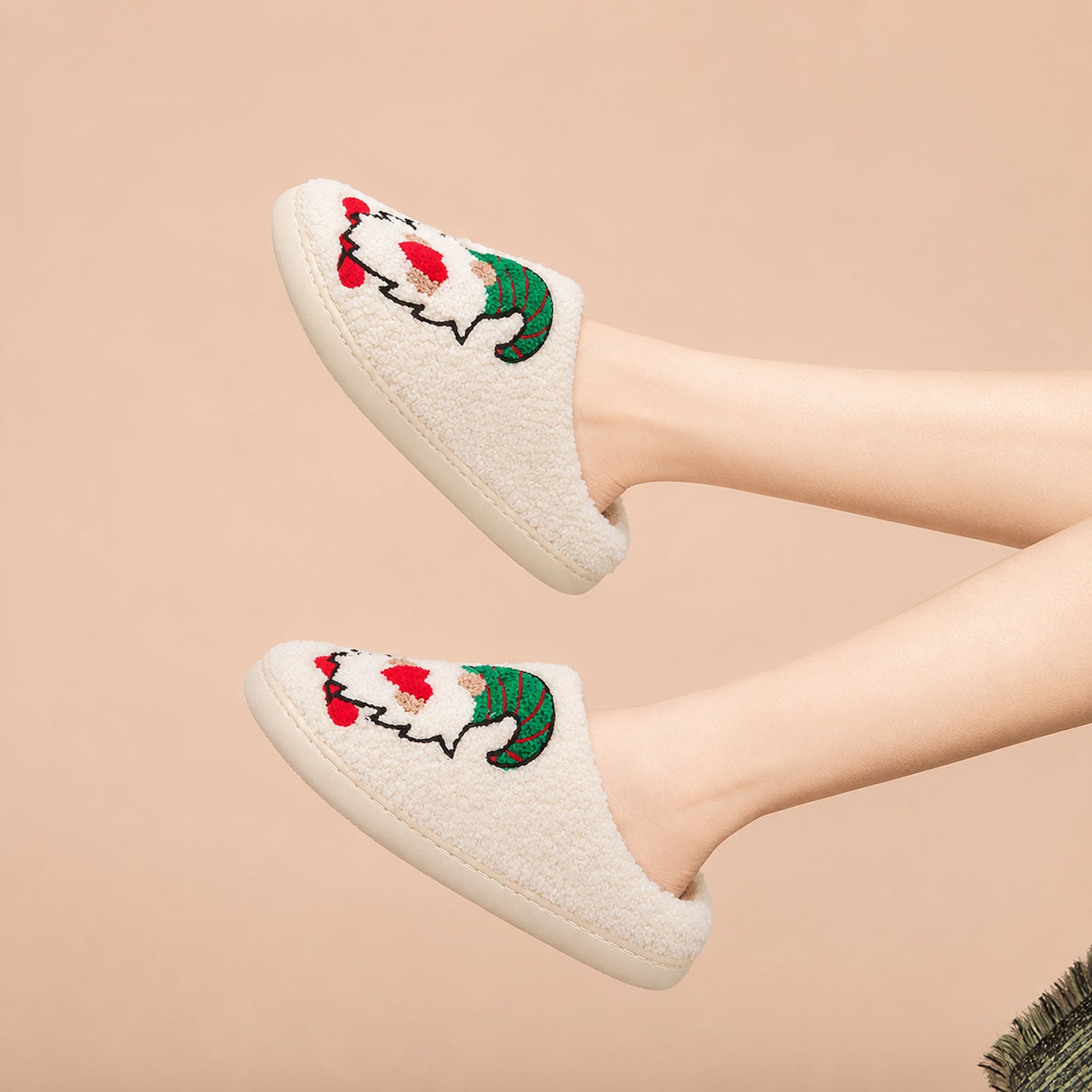 Jo & Joe Ladies Slipper (Size - 5) - Cream_8332475_1