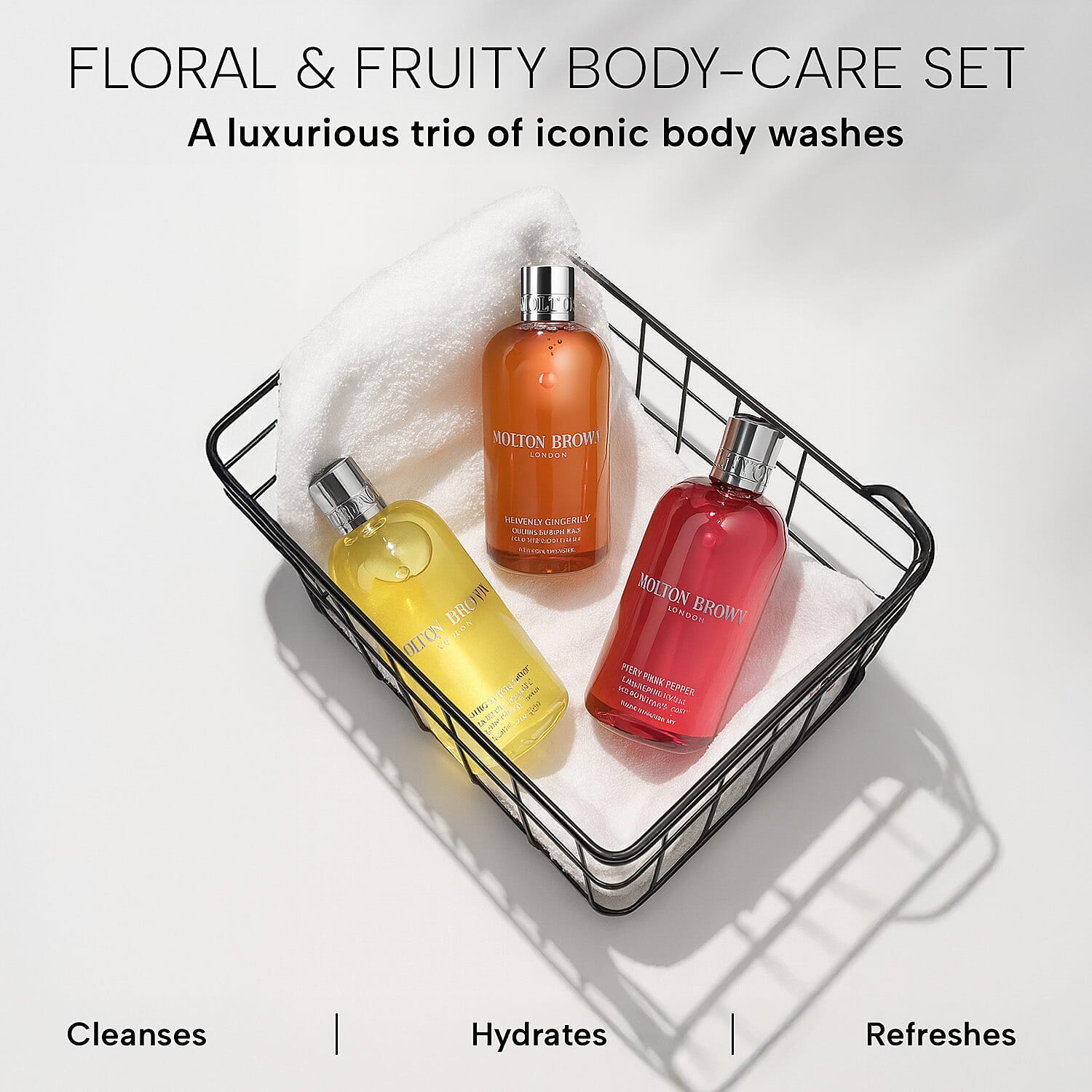 Molton Brown Floral & Spicy Body Care Gift Set  (3x300ml)