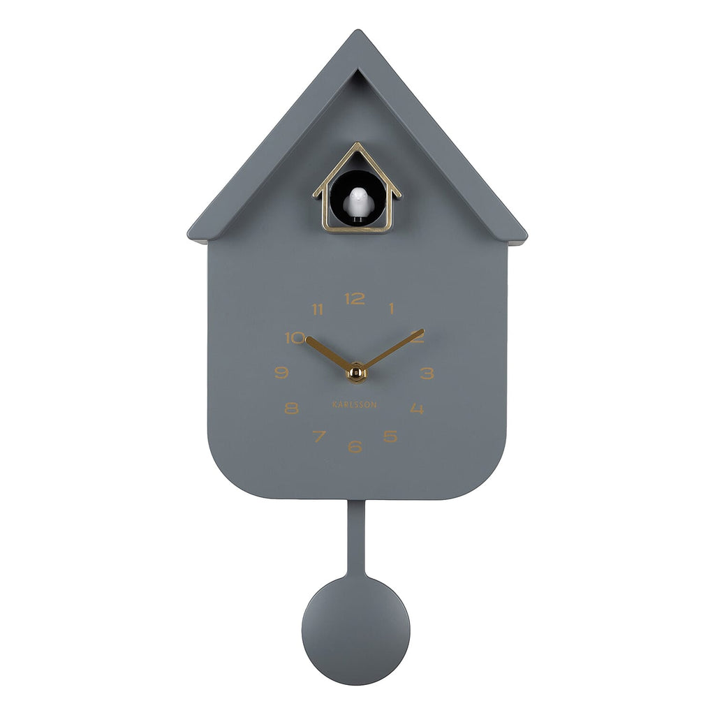Karlsson- Cuckoo Wall Clock - Grey