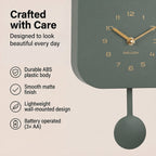 UK First Time Launch Karlsson- Cuckoo Wall Clock - Jungle Green