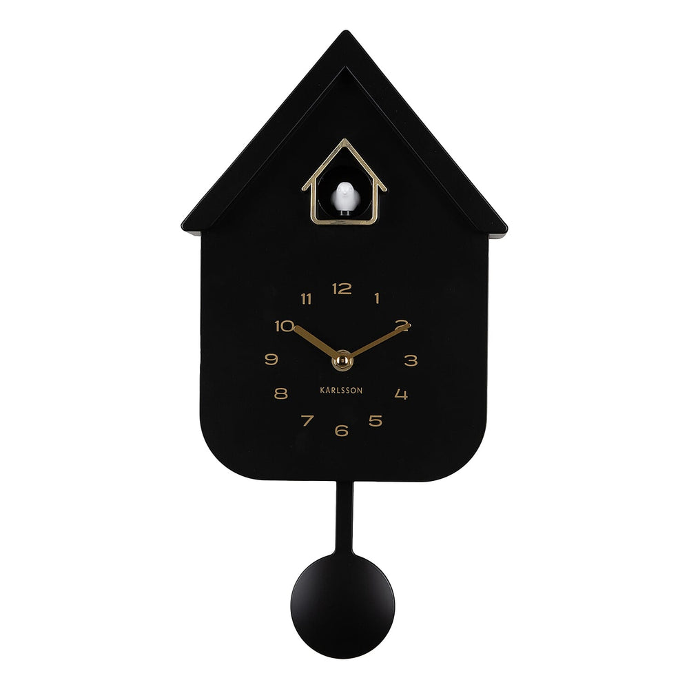 Cuckoo Wall Clock - Black
