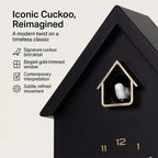 Cuckoo Wall Clock - Black