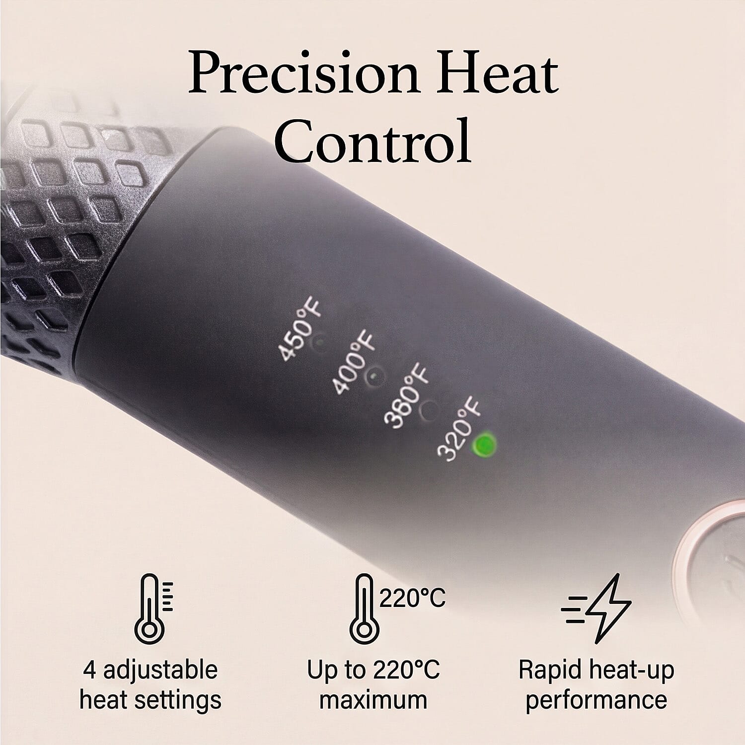 Sutra Supreme Styling Wand with Ionic Infrared and Tourmaline Plates