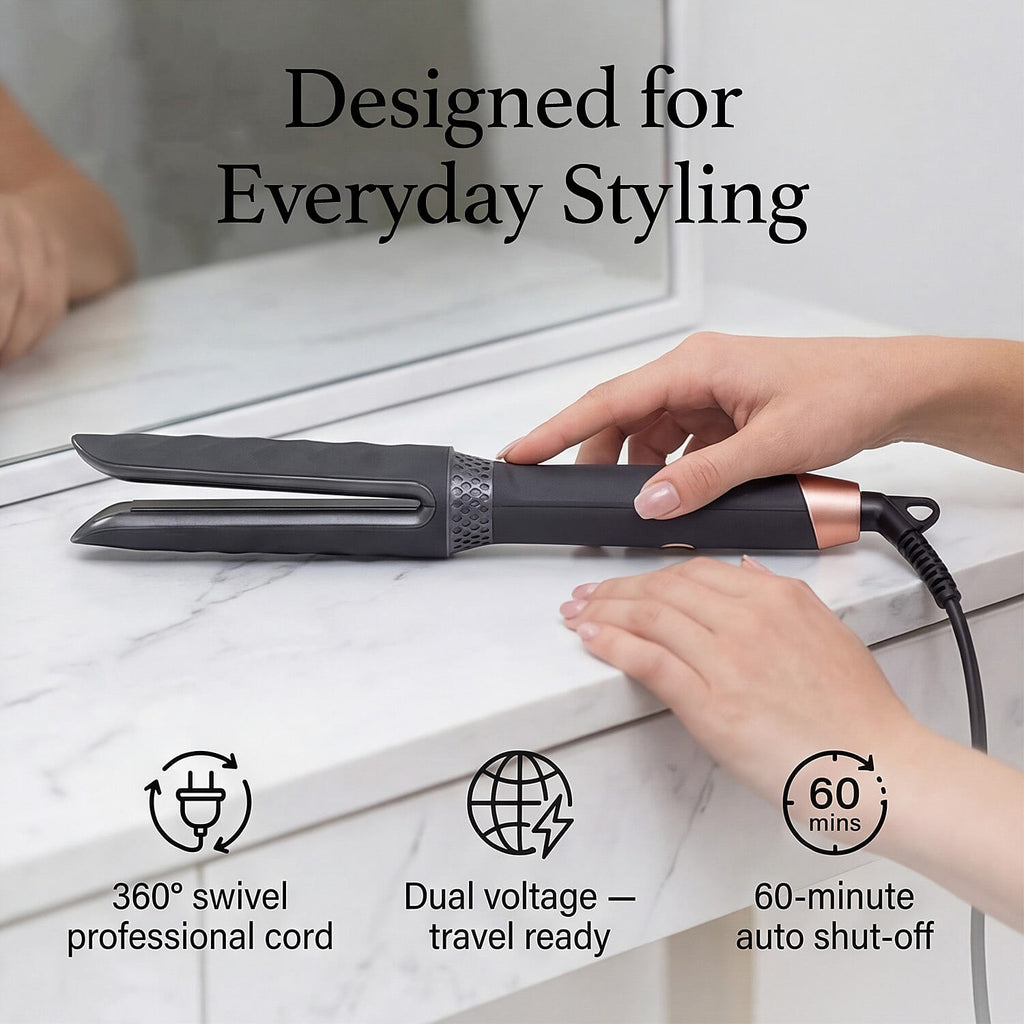 Sutra Supreme Styling Wand with Ionic Infrared and Tourmaline Plates