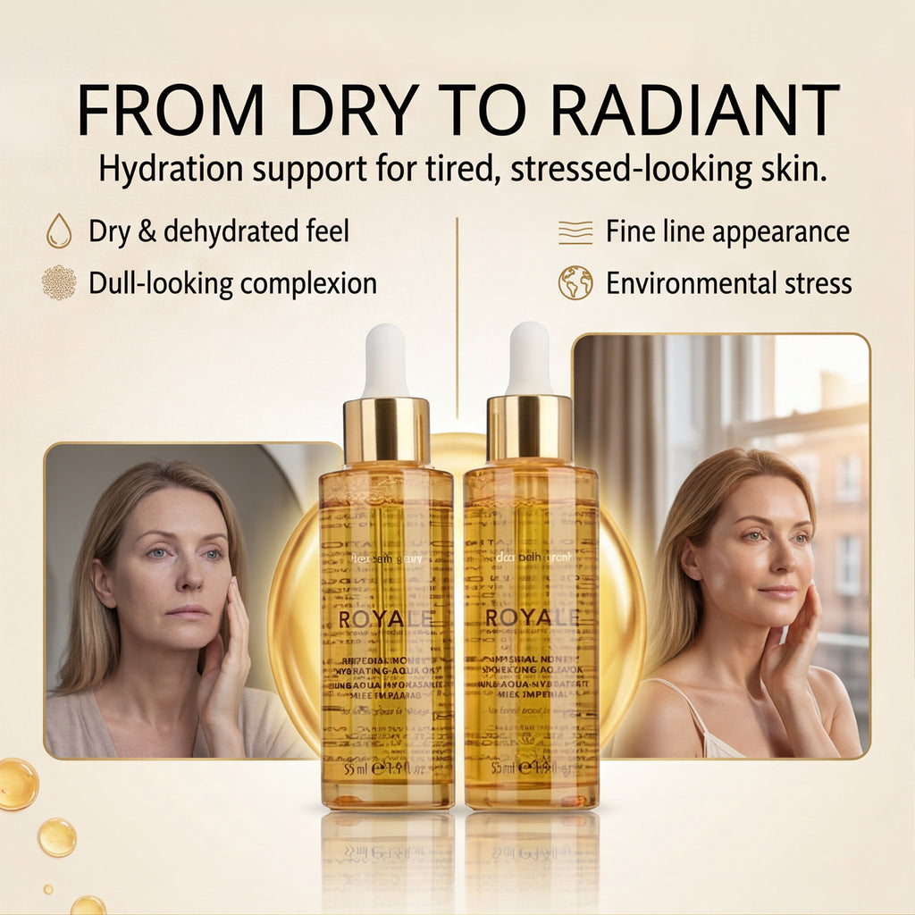 Elizabeth Grant Royale Imperial Honey Hydrating Aqua Oil For Face BOGO - 2 x 55ml
