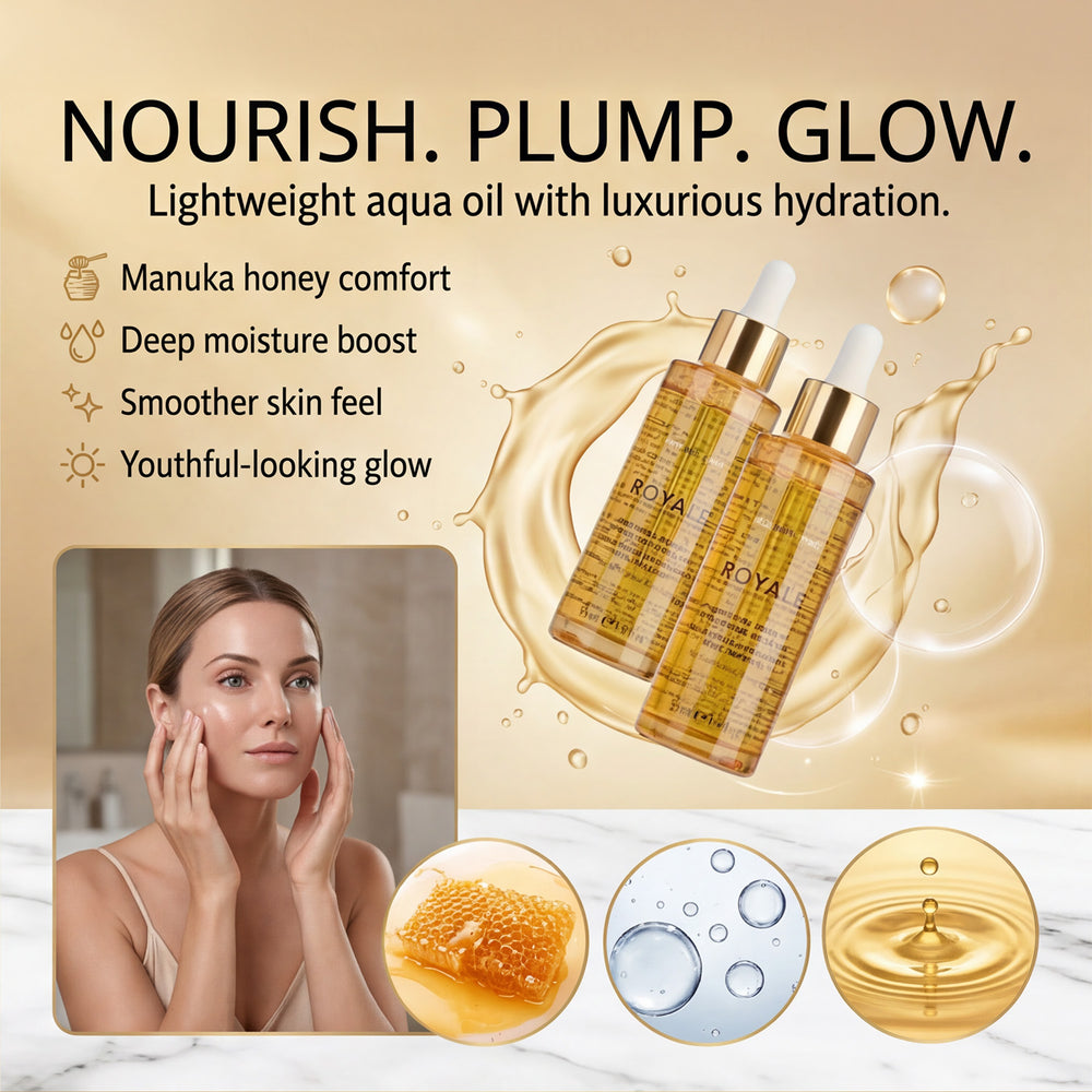 Elizabeth Grant Royale Imperial Honey Hydrating Aqua Oil For Face BOGO - 2 x 55ml