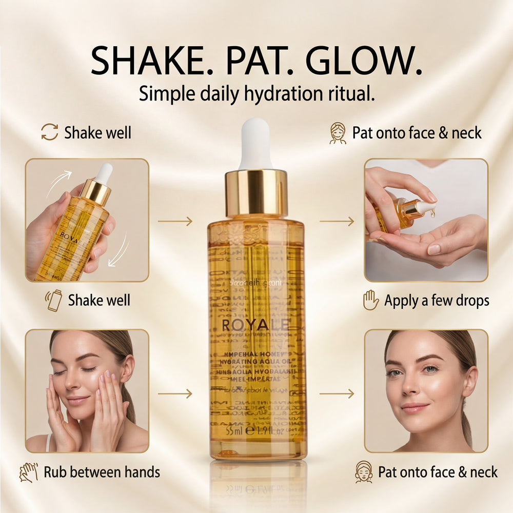 Elizabeth Grant Royale Imperial Honey Hydrating Aqua Oil For Face BOGO - 2 x 55ml