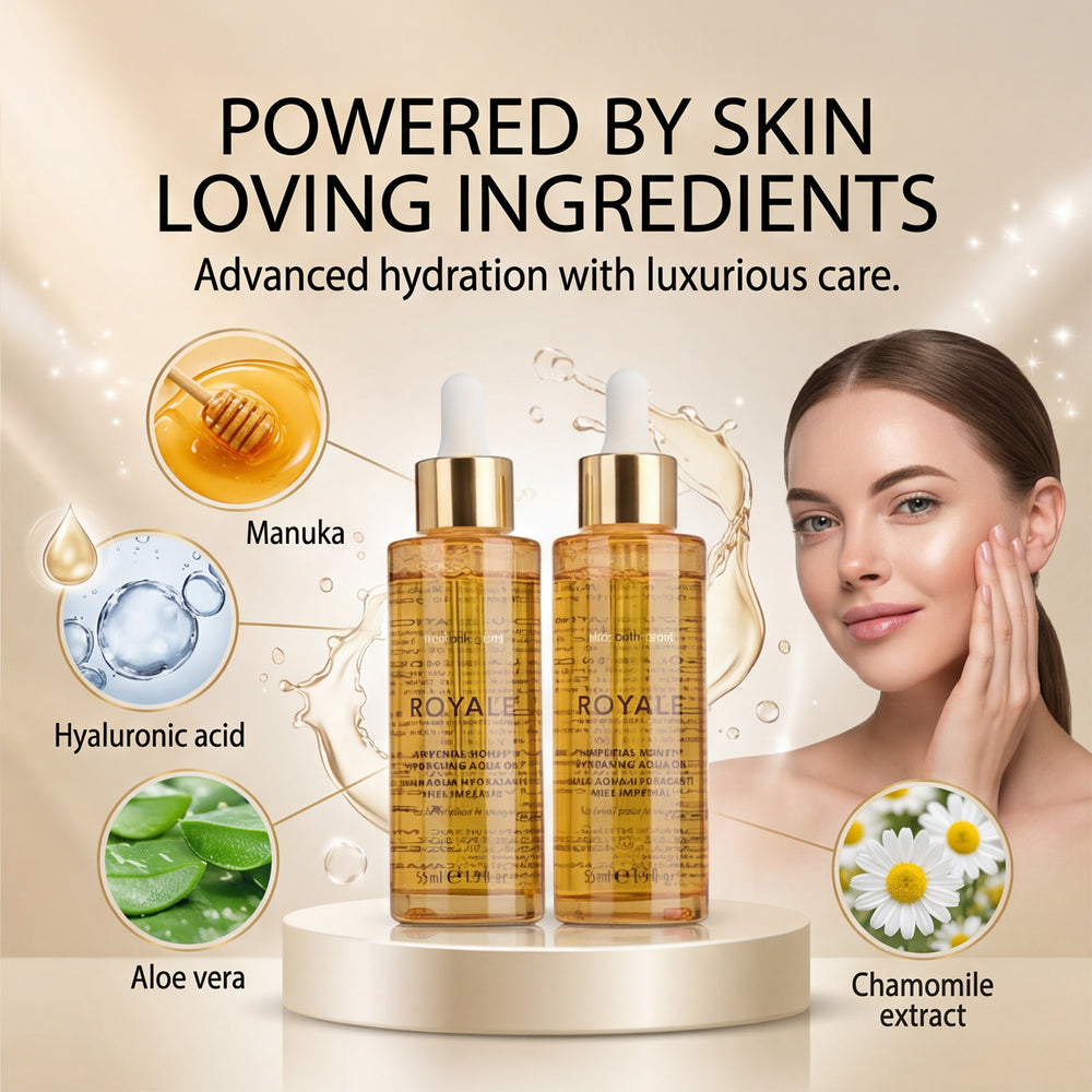 Elizabeth Grant Royale Imperial Honey Hydrating Aqua Oil For Face BOGO - 2 x 55ml