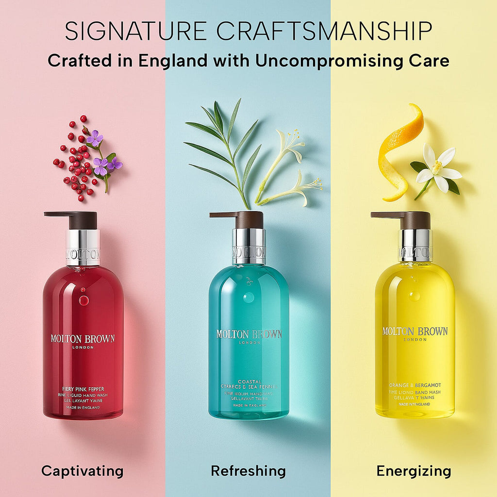 First time lowest ever price-Molton Brown Floral - Aromatic Hand Care (3x300ml)