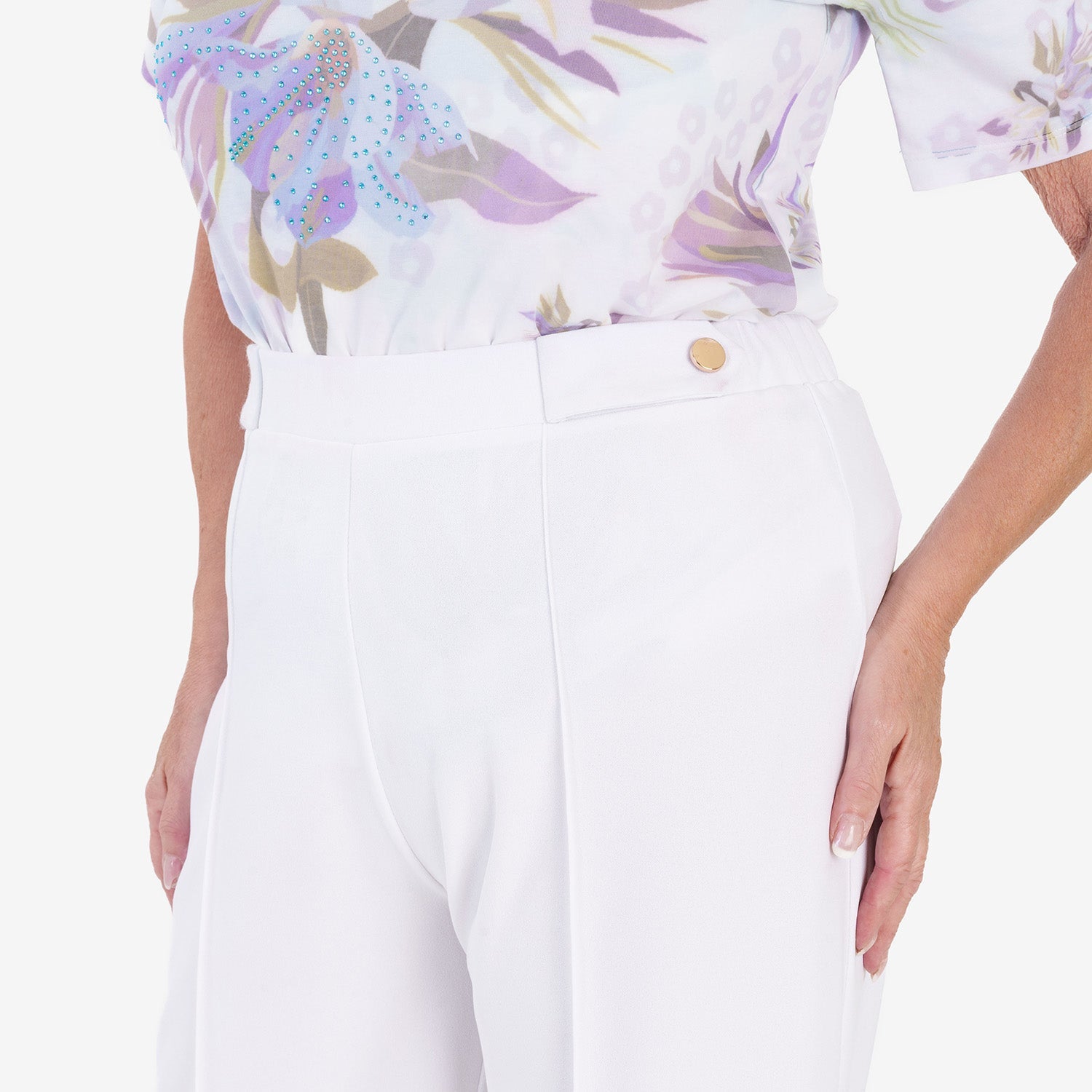 Anamor  Jean and Pant-Trouser - White