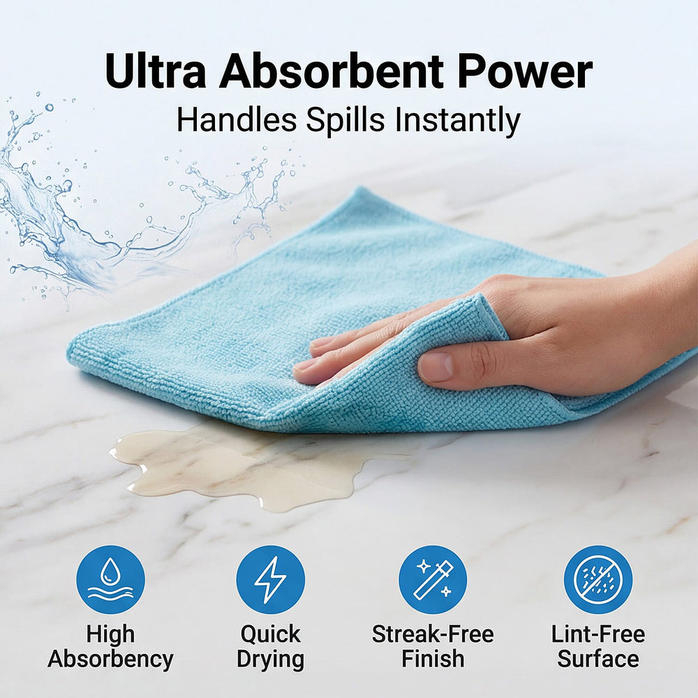 Cleaning Towel (Size 30x1 cm) - Light Green