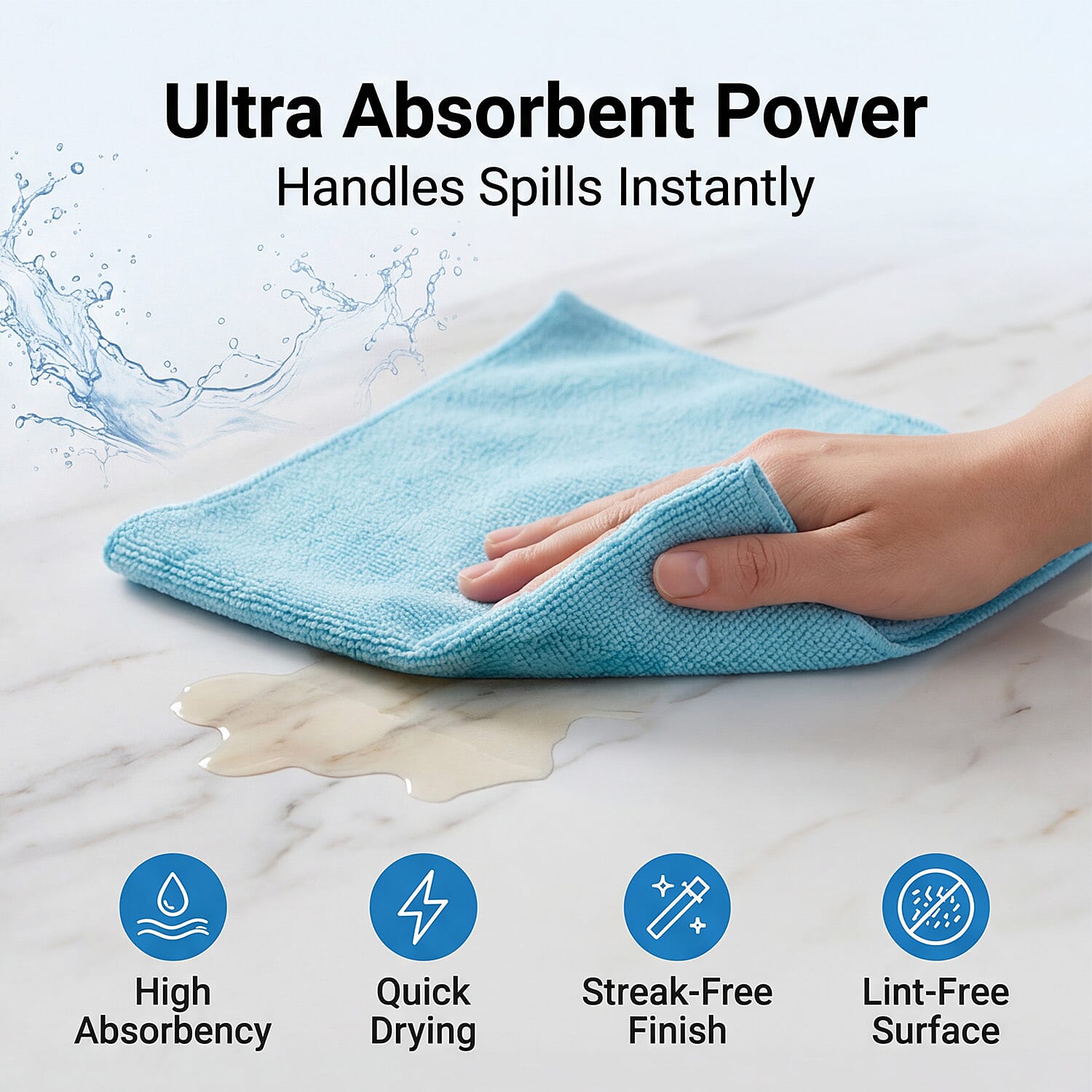 Cleaning Towel (Size 30x1 cm) - Light Green