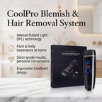 THE BESTSELLER - LunaMour CoolPro Blemish - Hair Removal System with 3 Targeted Heads amd 9 Energy Levels