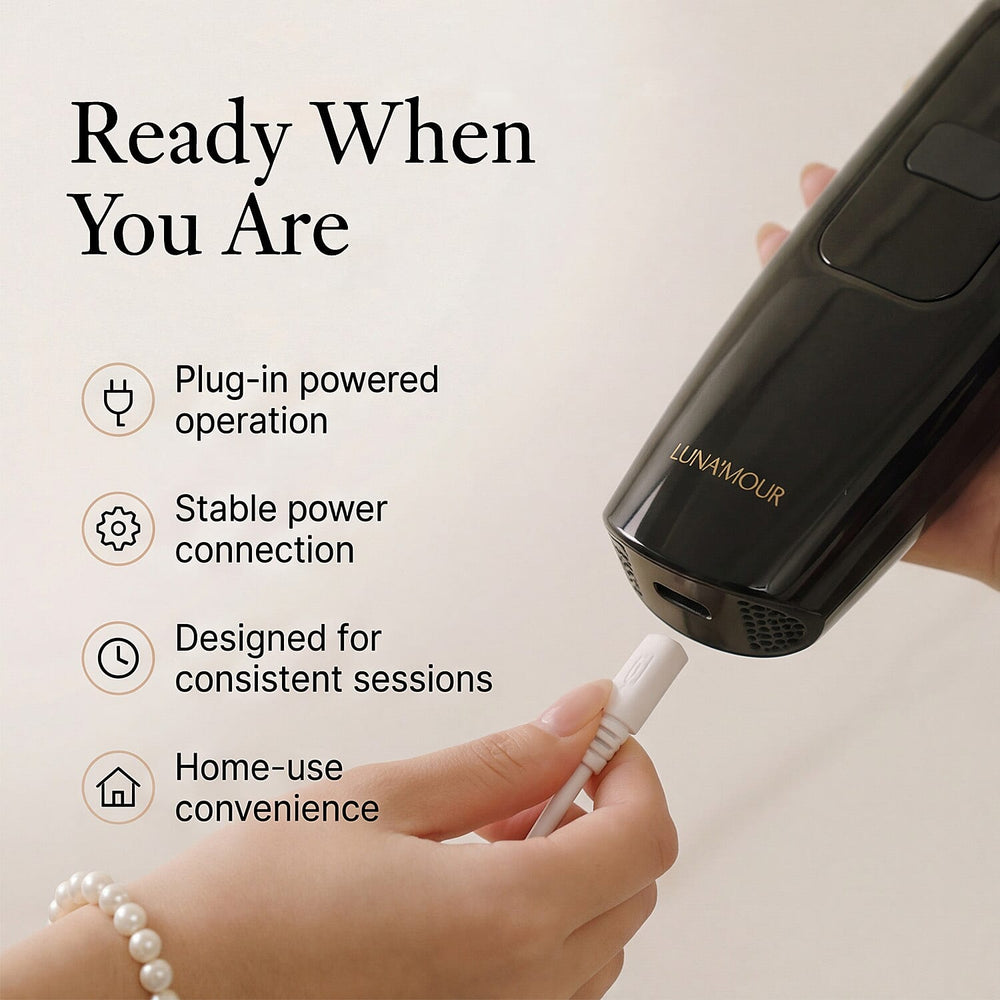 THE BESTSELLER - LunaMour CoolPro Blemish - Hair Removal System with 3 Targeted Heads amd 9 Energy Levels