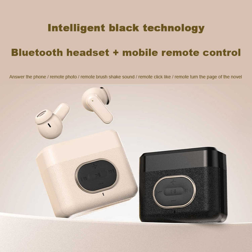 TWS True Wireless Earbuds - 180mAh Charging Case & 3-4 Hour Playtime - Black