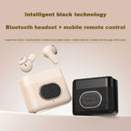 TWS True Wireless Earbuds - 180mAh Charging Case & 3-4 Hour Playtime - Black