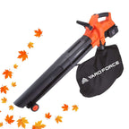 CLOSEOUT DEAL - 20V Cordless Blower Vac - 3-in-1 Function Leaf Blower with 2 x 20V Batteries - Orange