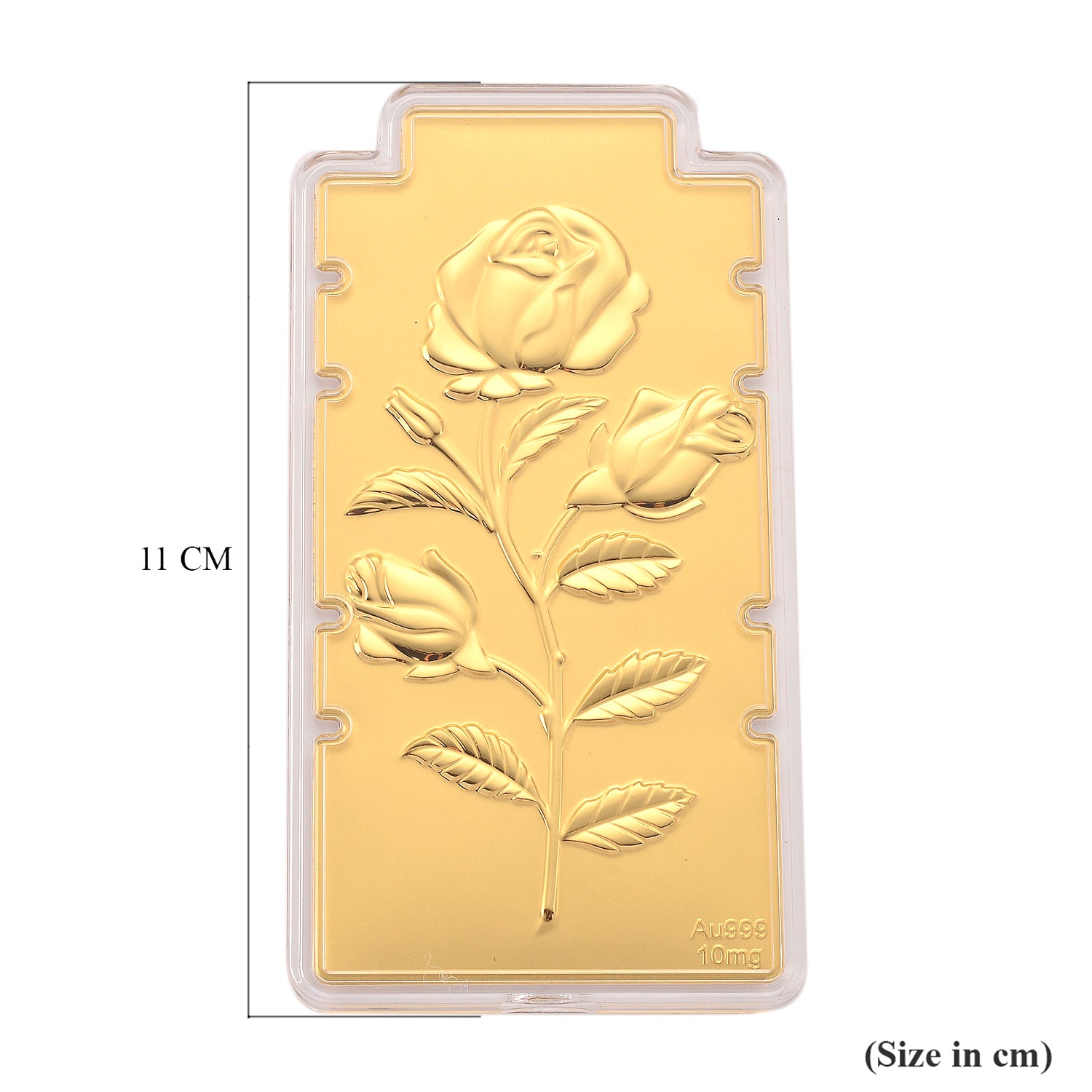 24K Yellow Gold (99.9% Purity) Rose Flower Embossed Foil_8356064_4