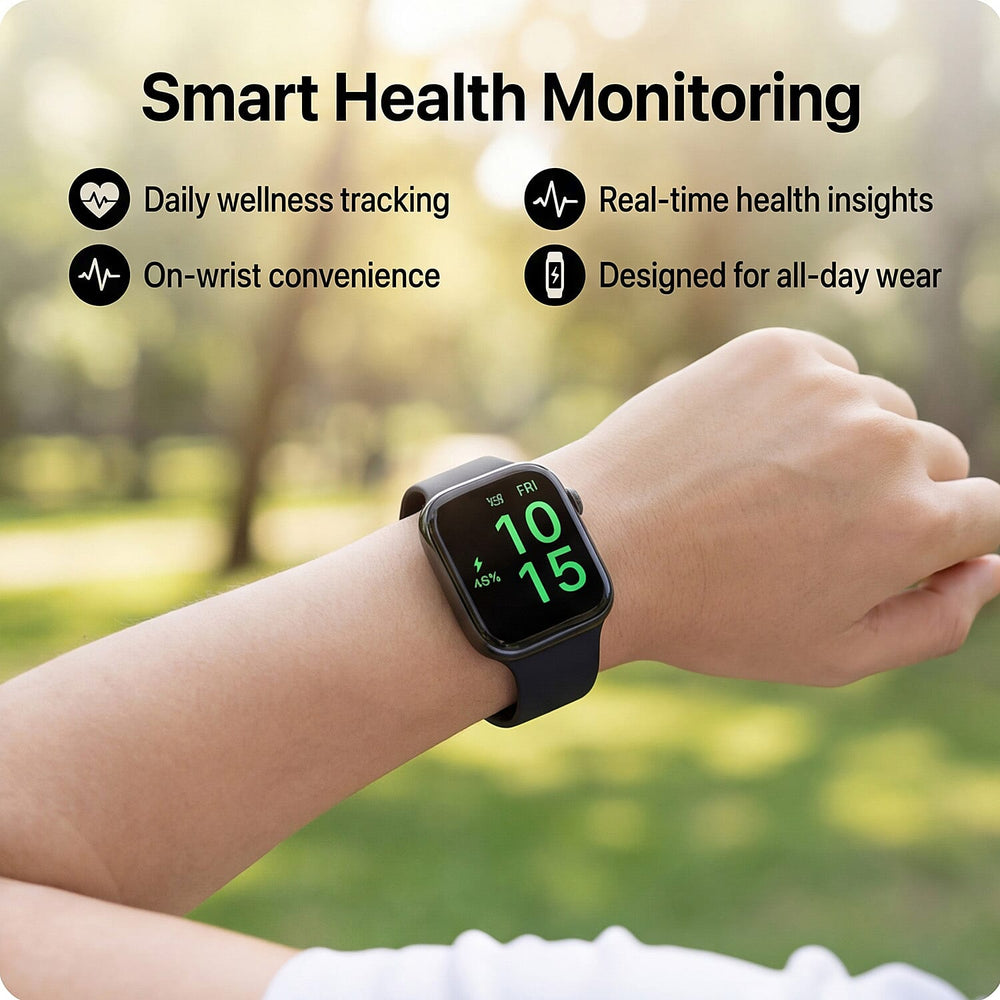HW X PRO Smartwatch 2.01 inch TFT Display, IP67 Waterproof, Wireless Charging, Health Monitor, Bluetooth 5.2 for Men - Women