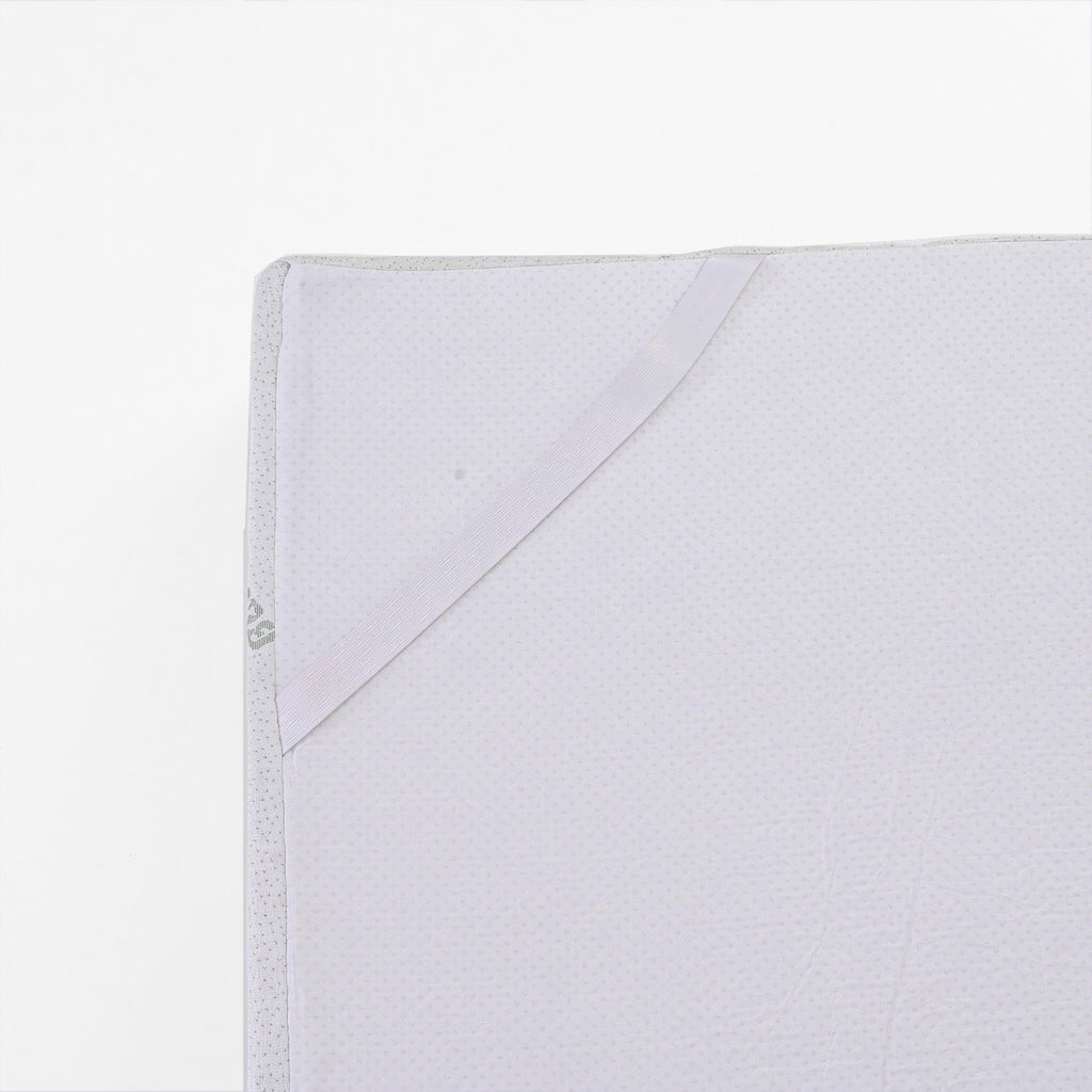 Hush Haven Memory Foam Mattress Topper with Bamboo Cover & High-Density Support (135x190x4cm) - White_8357105_4
