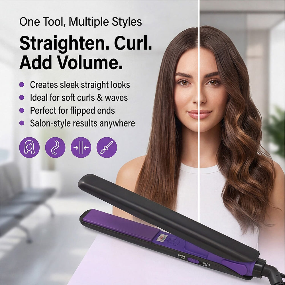 Straight Fix Mini Hair Styler - Black