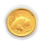 24K Yellow Gold (99.9% Purity) Chinese Zodiac Disc (30mm) - Rat