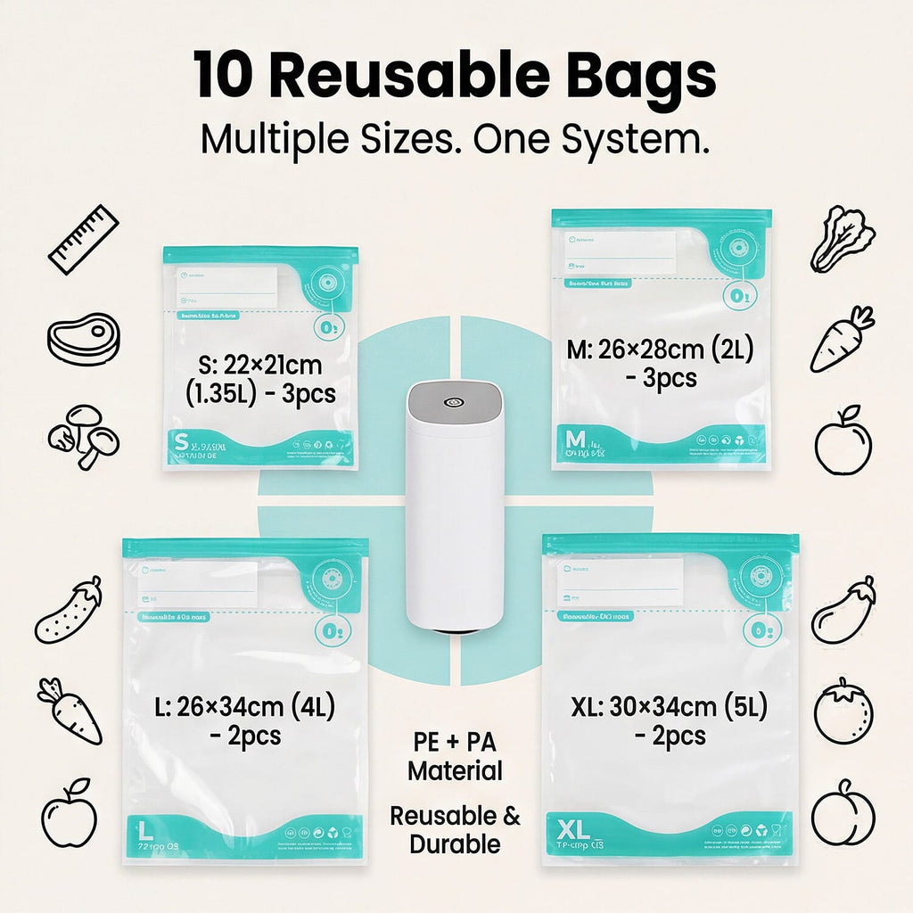 Storage Set (Size - One Size) - White & White
