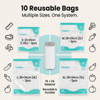 Storage Set (Size - One Size) - White & White