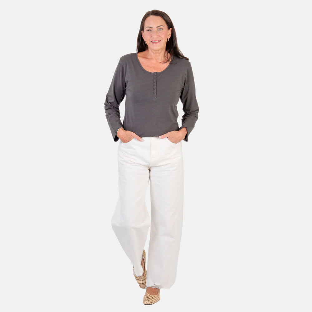 Classic Casual Wear Cotton T-Shirt (Size L) - Grey_8360383