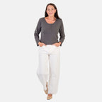 Classic Casual Wear Cotton T-Shirt (Size XXL) - Grey_8360385