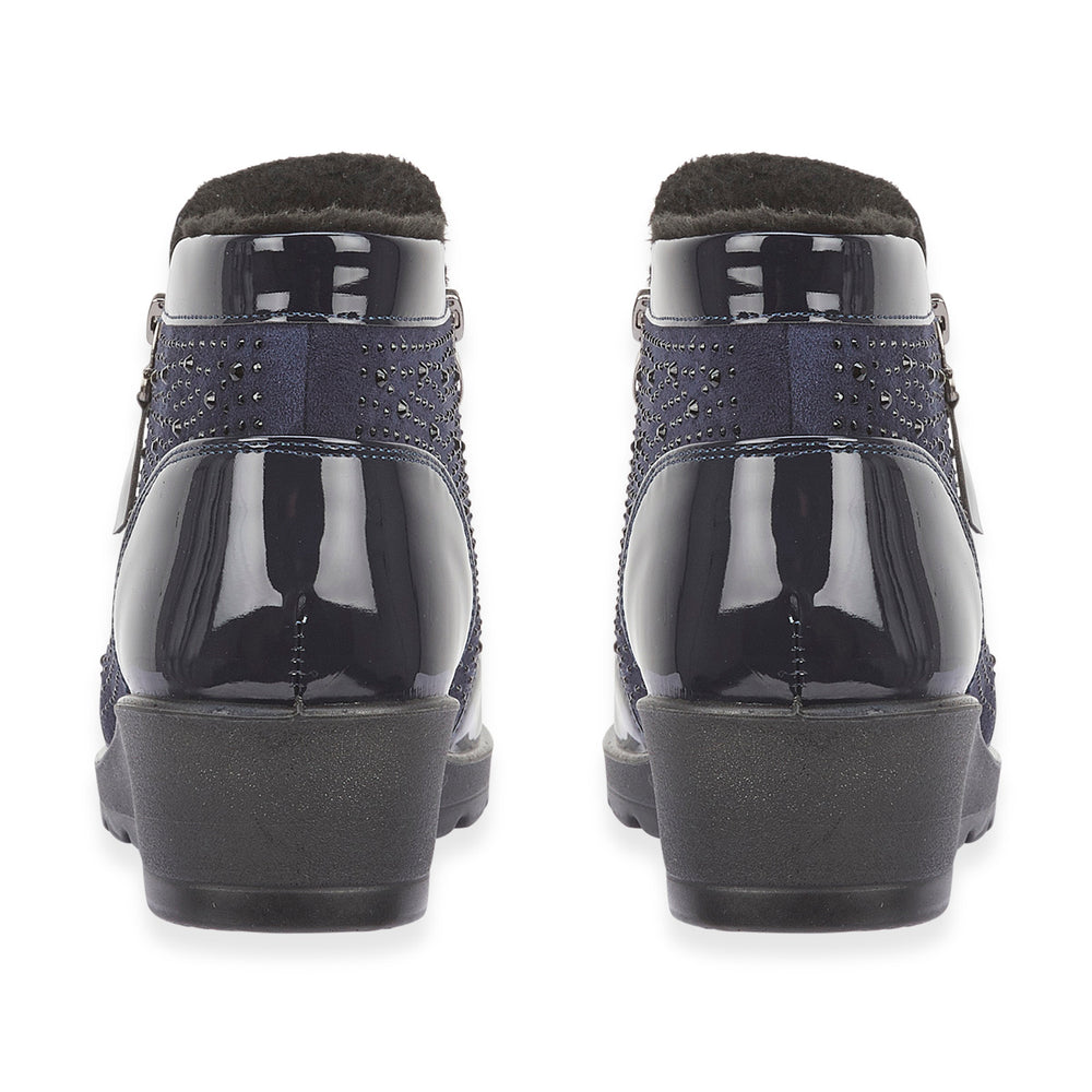 Shoertee Comfort Ladies Shoe (Size - 5) - Navy_8361888_2