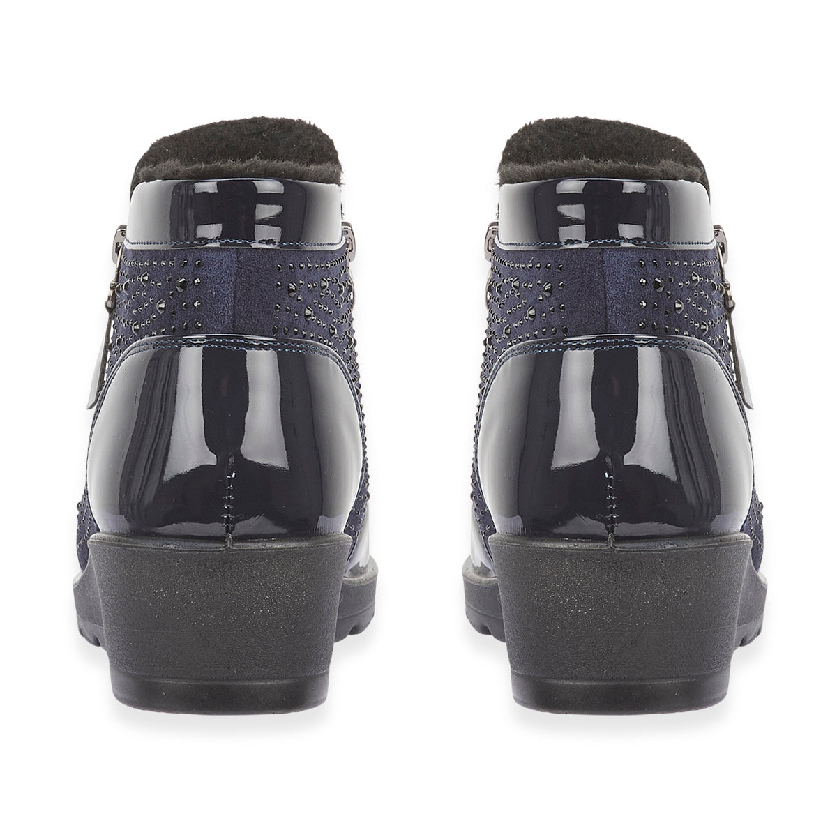 Shoertee Comfort Ladies Shoe (Size - 5) - Navy_8361888_2